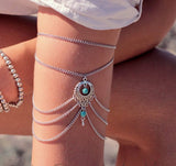 Luna Boho Vintage Ethnic Hollow Metal Bracelet