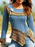 Luna Women's Patchwork Sweater