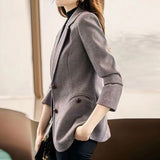 Luna Woolen Blazer Women