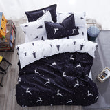 Luna Four Stylish Piece Print Bedding