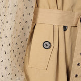 Luna Puffed Sleeves Trench Coat