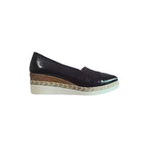 Luna Sequined Espadrille Wedge Slip-On Platform Shoes