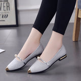 Luna Vicose Flat Shoes