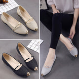 Luna Vicose Flat Shoes