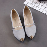 Luna Vicose Flat Shoes