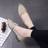 Luna Vicose Flat Shoes