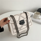 Luna Chain Messenger Small Square Bag