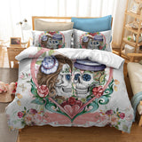 Luna Dia de los Muertos Bedding Set