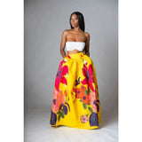 Luna Maxi Luxe Floral Skirt
