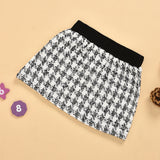 Luna Girl's Plaid Skirt Top Set Kids Wear