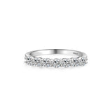 Luna Silver Row Diamond Ring