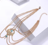 Luna Boho Vintage Ethnic Hollow Metal Bracelet