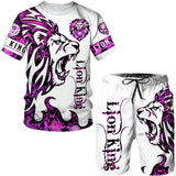 Luna Men's Wild T-shirt Shorts Set