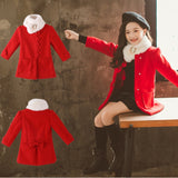 Luna Girl Winter Coat with Fur Collar