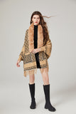 Luna Faux Fur Plaid Coat