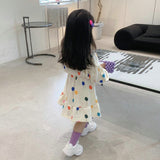 Luna Children's Balloon Long-sleeved Dress