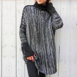 Luna Long Contrast Sweater