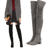 Luna Over the Knee Fearless PU Boots