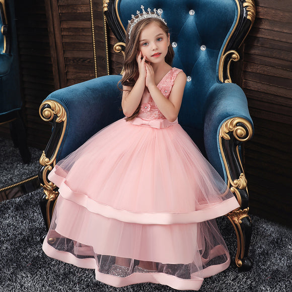 Luna Lace Puff Princess Dress