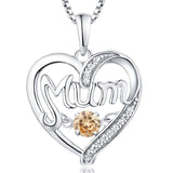 Luna S925 Silver Mom Heart Pendant