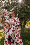 Luna Floral Print Dress for Mother and Daughter