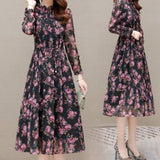 Luna Long Sleeve Maxi Floral Dress