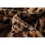 Luna Vintage Leopard Faux Fur Jacket