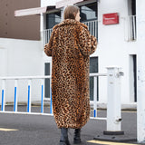 Luna Faux Fur Long Leopard Coat