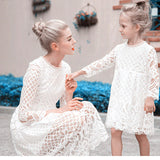 Luna Lace Mom and Daughter Dress