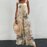 Luna Print Loose Overall