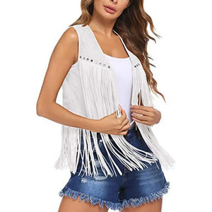 Luna Fringe Western Vest