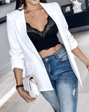 Luna Elegant White Women's Blazer