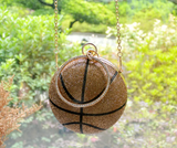 Luna Luxe Basketball Faux Diamond Bag