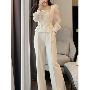 Luna Pants Top Chic Biz Set