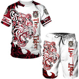 Luna Men's Wild T-shirt Shorts Set