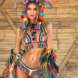 Luna Handmade Crochet Tassel Bikini