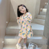 Luna Children's Balloon Long-sleeved Dress