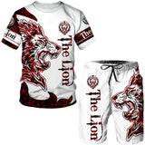 Luna Men's Wild T-shirt Shorts Set