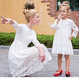 Luna Lace Mom and Daughter Dress