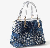 Luna Diamond-Studded Bag