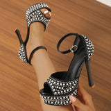 Luna Éclat Pearl Platform Ultra Heels