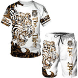 Luna Men's Wild T-shirt Shorts Set