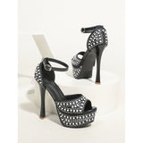 Luna Éclat Pearl Platform Ultra Heels