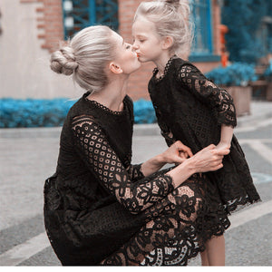 Luna Lace Mom and Daughter Dress