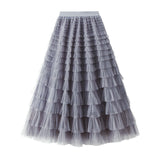 Luna Long Pleated Skirt