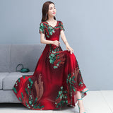 Luna Classic Floral Maxi Dress