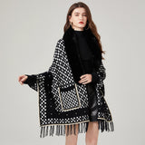 Luna Faux Fur Plaid Coat