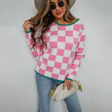 Luna Checkers Sweater