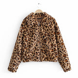 Luna Vintage Leopard Faux Fur Jacket