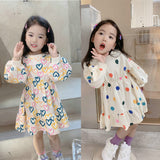 Luna Children's Balloon Long-sleeved Dress